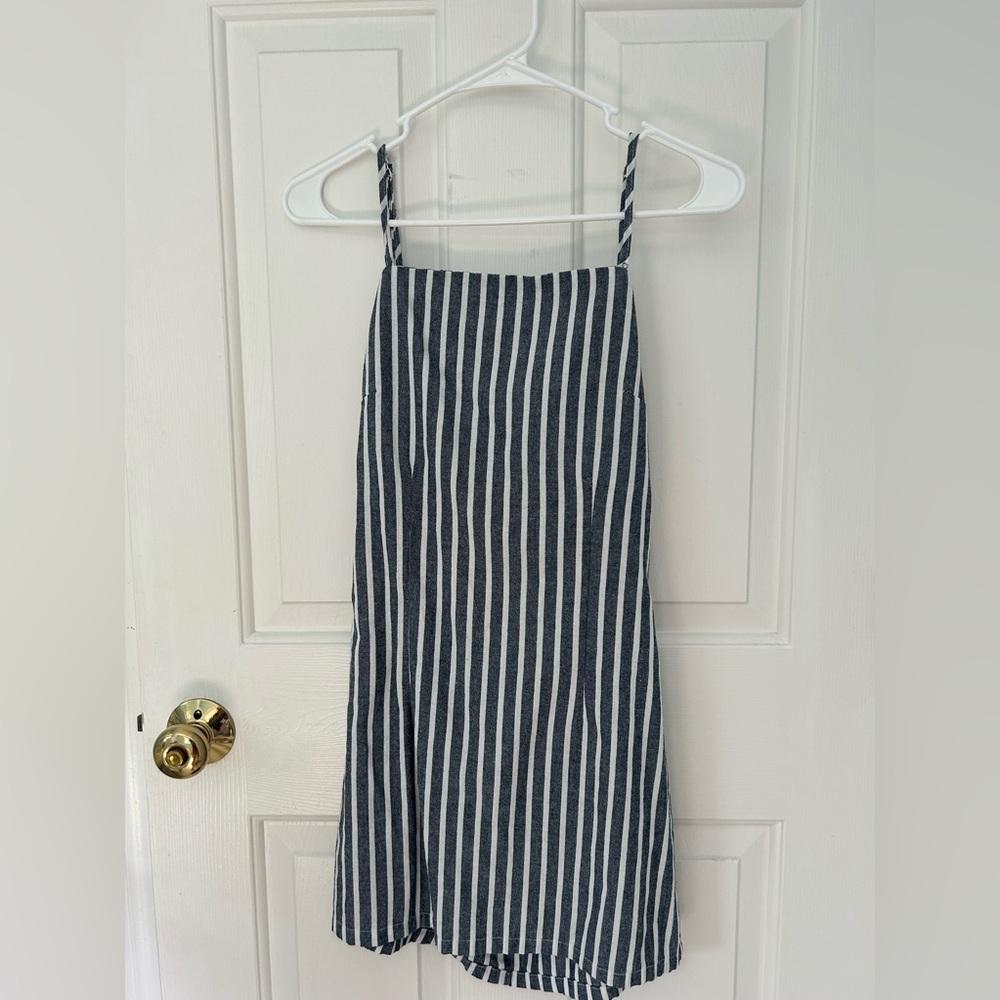 Striped mini dress